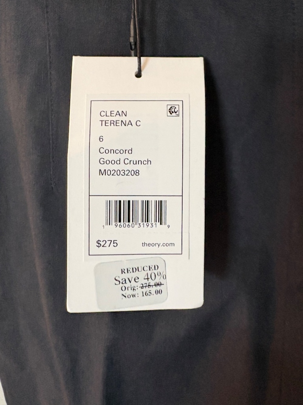 NWT Clean Terena Concord Good Crunch Pants - Picture 3 of 5